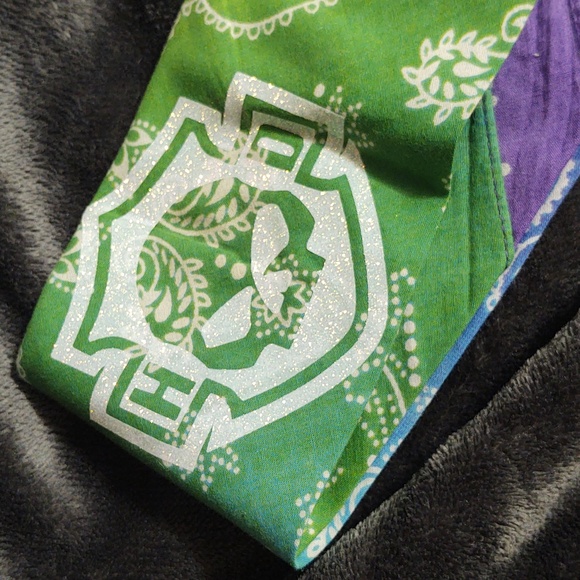 Multi color Riding Bandana with Harley shield and Willie G Skull. - Picture 1 of 3